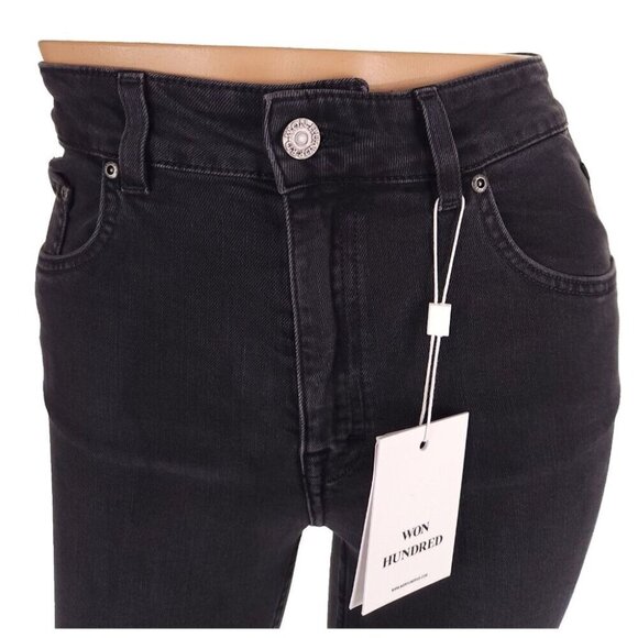 Won Hundred Marilyn B Jeans Size 30/32 US 8 Womens Gray $180 - Picture 6 of 16